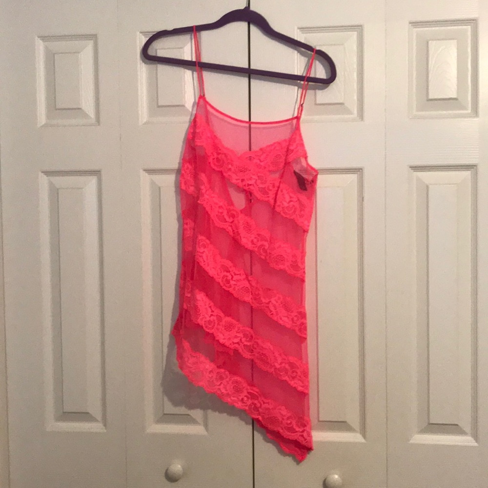 Victoria Secret Hot Pink Lingerie Slip